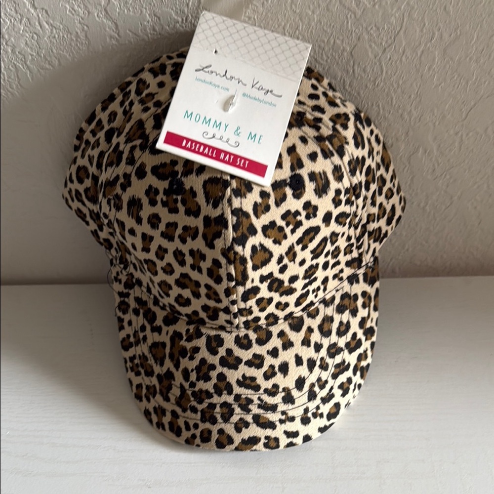 Leopard Print Baseball Cap-Mommy & Me Set